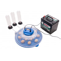 Household incubator for 26 eggs with dual power supply ALB-G-2009