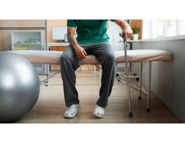 When can you sit on a chair after hip replacement surgery?