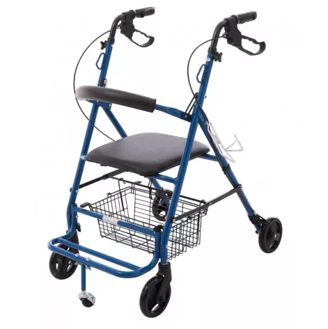 The MED1-KY9148L Lightweight Rollator with Footrest 