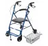 The MED1-KY9148L Lightweight Rollator with Footrest 