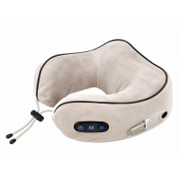 Travel Neck Massage Pillow with Massage Rollers and Memory Foam MED1-JSD-615