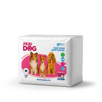 Подгузники для собак Леди Дог, размер M (10 шт. в упаковке) MED1-LD-M