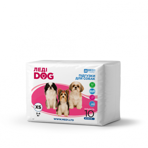 Купить Подгузники для собак Леди Дог, размер XS (10 шт в упаковке) MED1-LD-XS (MED1-LD-XS). Изображение №1