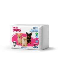 Подгузники для собак Леди Дог, размер XXS (10 шт. в упаковке) MED1-LD-XXS