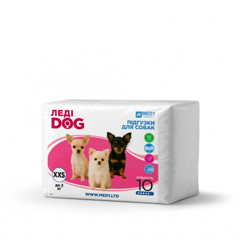 Купить Подгузники для собак Леди Дог, размер XXS (10 шт. в упаковке) MED1-LD-XXS (MED1-LD-XXS). Изображение №1