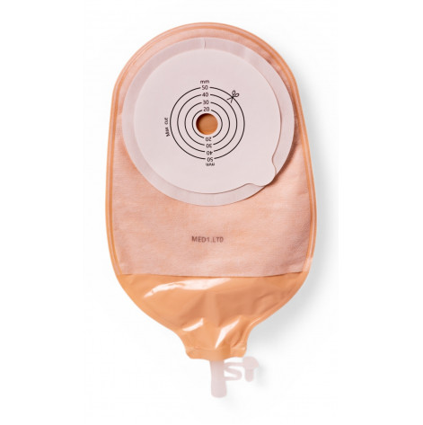 One-component urostomy bag, flange 15-50 mm (body) MED1-OS08-S1550