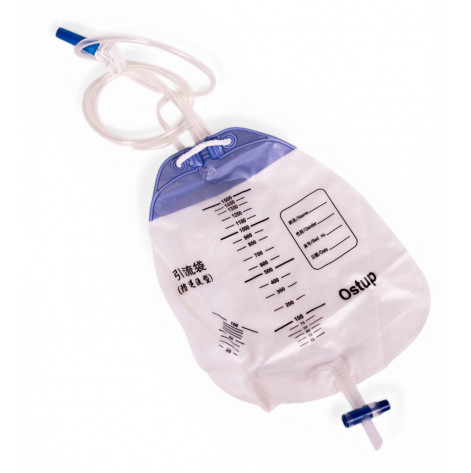 Купити Сечоприймач із зливним нестерильним краном 1500 мл MED1-OS13-1500 (MED1-OS13-1500). Зображення №1