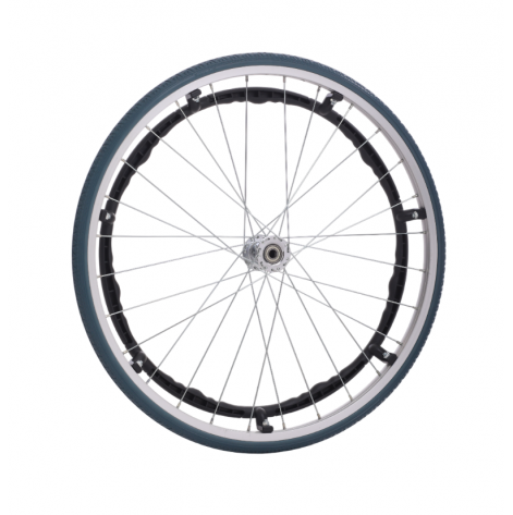 Wheelchair rear wheel, 24 steel MED1-RW13
