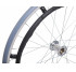 Rear wheel for wheelchairs, 24 aluminum MED1-RW12
