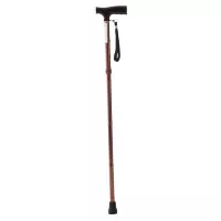 Adjustable folding cane (brown) MED1-SC2022