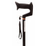 Adjustable four-legged cane with reinforced base and ergonomic handle MED1-SC3021