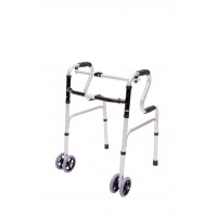 Standard two-level walkers with wheels MED1-SC4015AW