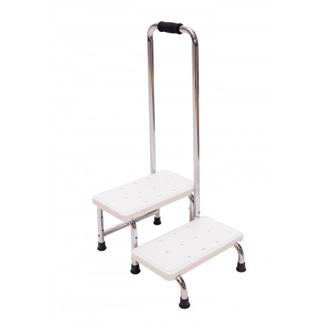 Купити Табурет-сходинка подвійна з поручнем MED1-SC6050-6 (MED1-SC6050-6). Зображення №1