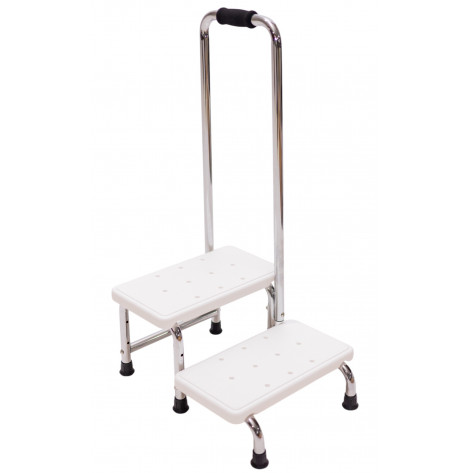 Купити Табурет-сходинка подвійна з поручнем MED1-SC6050-6 (MED1-SC6050-6). Зображення №1