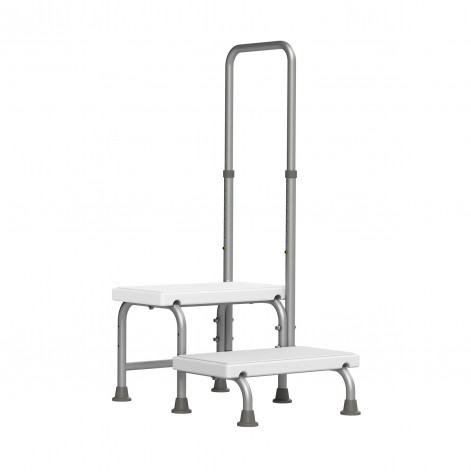 Купить Табурет-ступенька двойная с поручнем MED1-SC6050-6 (MED1-SC6050-6). Изображение №1