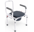 Commode chair with folding armrests MED1-SC7010