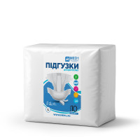 Підгузки для дорослих MED1-WC01, розмір L (10 шт в упаковці)