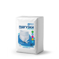 Труси-підгузки для дорослих при нетриманні сечі одноразові MED1-WC02, розмір L (10 шт в упаковці)