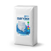 Труси-підгузки для дорослих при нетриманні сечі одноразові MED1-WC02, розмір M (20 шт в упаковці)