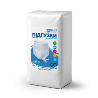 Труси-підгузки для дорослих при нетриманні сечі одноразові MED1-WC02, розмір XL (20 шт в упаковці)