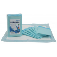 Медицинская одноразовая впитывающая пелёнка MED1-WC03, размер 60×60 см (10 шт в упаковке)