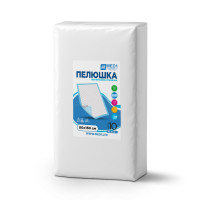 Пелюшка медична гігієнічна поглинаюча одноразова MED1-WC03, розмір 80*150 см (10 шт в упаковці)