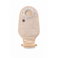 Калоприемник двухкомпонентный открытого типа с фильтром и пластиковым зажимом (мешок),вырез 70 мм MED1