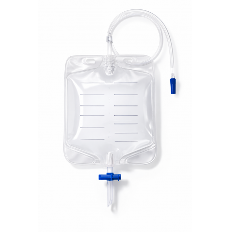 Urine collector with non-sterile drain tap 1500 ml MED1-OS13-1500