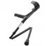 Folding elbow crutch (black) MED1-SC1040DEF