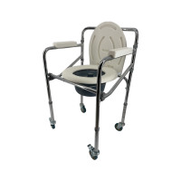 Standard toilet chair on wheels MED1-SC7001W