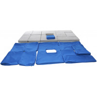 Змінний водонепроникний чохол для матраца 110 см медичних ліжок MED1-Н01, MED1-Н03 (8см)