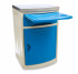 Bedside table-chair MED1 blue (wide)