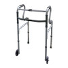 Standard aluminum walker with wheels MED1-SC4015AW