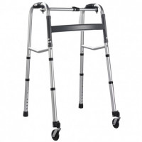 Folding walker on swivel wheels 3 inches OSD-Q3S
