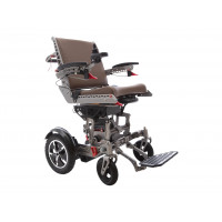 Инвалидная коляска с электроприводом улучшенная с регулировкой высоты сидения MED1-KY172