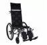 Multifunctional wheelchair RECLINER chrome