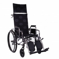 Инвалидная коляска многофункциональная RECLINER  хром