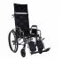 Multifunctional wheelchair RECLINER chrome