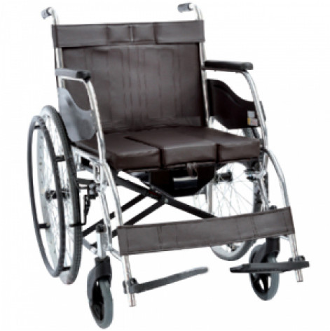 Купити Складний інвалідний візок із санітарним обладнанням, OSD-H003B (OSD-H003B). Зображення №1