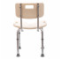 Shower chair with backrest, 4 legs MED1-N05