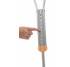 Crutch with Underarm Support MED1-KY925L-B Size L