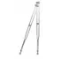 Axillary aluminum telescopic crutches, gray, 114-134 cm