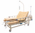 Wide medical bed with toilet and side-turn function for seriously ill patients