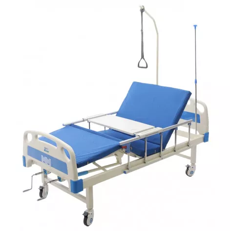 Купить Медицинская кровать 4 секционная MED1-C09 для больницы, клиники, дома. Функциональная кровать для инвалидов (видеообзор) (MED1-C09). Изображение №1