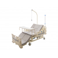 Електричне медичне функціональне ліжко з туалетом і бічним переворотом MED1-H01 (з регулюванням висоти)