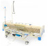 Electric + Mechanical bed with left toilet and side-turn function for seriously ill patients. Works without light