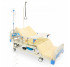 Electric + Mechanical bed with left toilet and side-turn function for seriously ill patients. Works without light