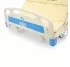 Wide medical bed with toilet and side-turn function for seriously ill patients