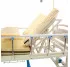 Wide medical bed with toilet and side-turn function for seriously ill patients