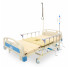 Wide medical bed with toilet and side-turn function for seriously ill patients